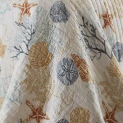 Coral Sealife Quilt Set - Levtex Home -QUILTS Sales unnamed file 3092