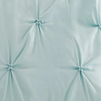 Spa Pintuck Quilt Set - One Twin Quilt and One Standard Sham - Levtex Home 5 Spa Pintuck Quilt Set - One Twin Quilt and One Standard Sham - Levtex Home - Image 3