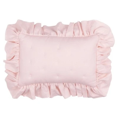 Lambs & Ivy Floral Garden Watercolor/Pink Linen 5-Piece Baby Crib Bedding Set 8 Lambs & Ivy Floral Garden Watercolor/Pink Linen 5-Piece Baby Crib Bedding Set - Image 6