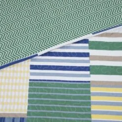 Hastings Home Lynsey Twin Quilt Set - 2 Pieces, Blue/Green/Yellow -QUILTS Sales unnamed file 3206