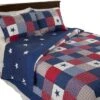 Hastings Home 2-Piece Americana Quilt Set (Twin) -QUILTS Sales unnamed file 3214