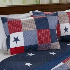 Hastings Home 2-Piece Americana Quilt Set (Twin) -QUILTS Sales unnamed file 3215