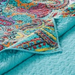 Greenland Home Fashions Greenland Home Fashion Nirvana Quilt & Sham Set 2-Piece, Multicolor - Twin -QUILTS Sales unnamed file 3276