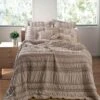 Greenland Home Fashions Greenland Home Fashion Tiana 2-Piece Quilt & Sham Set, Taupe - Twin -QUILTS Sales unnamed file 3289