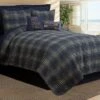 C&F Home Harvey Plaid Twin Quilt -QUILTS Sales unnamed file 3322