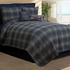 C&F Home Harvey Plaid Twin Quilt