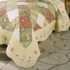 The Lakeside Collection Lakeside Oakbrook Bed Quilt with Vermicelli Stitching and Floral Embroidery -QUILTS Sales unnamed file 3351