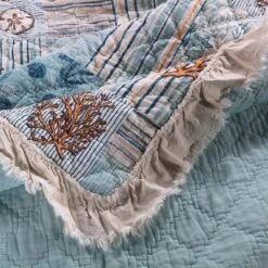 Greenland Home Fashions Greenland Home Fashion Key West 2-Piece Quilt Set with Shams, Seafoam - Twin 11 Greenland Home Fashions Greenland Home Fashion Key West 2-Piece Quilt Set with Shams, Seafoam - Twin -QUILTS Sales unnamed file 3368