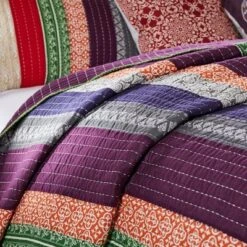 Greenland Home Fashions Greenland Home Fashion Marley Multi Quilt Set 2-Piece - Twin 11 Greenland Home Fashions Greenland Home Fashion Marley Multi Quilt Set 2-Piece - Twin -QUILTS Sales unnamed file 3374