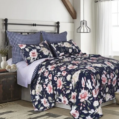 Fillipa Floral Twin Quilt - Levtex Home 3 Fillipa Floral Twin Quilt - Levtex Home