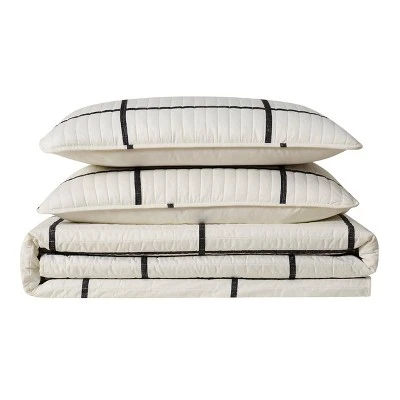Truly Soft Everyday Kurt Windowpane Quilt Set 4 Truly Soft Everyday Kurt Windowpane Quilt Set - Image 2
