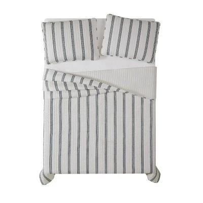 Truly Soft Everyday Millenial Stripe Quilt Set 5 Truly Soft Everyday Millenial Stripe Quilt Set - Image 3