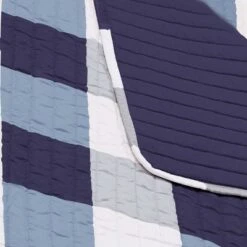 Truly Soft Everyday Buffalo Plaid Quilt Set Khaki/white