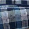 Trey Plaid Quilt Set Navy - Truly Soft 1 Trey Plaid Quilt Set Navy - Truly Soft -QUILTS Sales unnamed file 3442