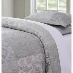 Cottage Classics Brigette Comforter Sets Quilt Set Gray -QUILTS Sales unnamed file 3450