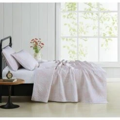 Cottage Classics Spring Bloom Quilt Set Light Pink -QUILTS Sales unnamed file 3459