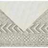 Brooklyn Loom Chase Quilt Set Cream/black -QUILTS Sales unnamed file 3470