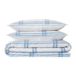 Cottage Classics Farmhouse Plaid Quilt Set Blue -QUILTS Sales unnamed file 3487