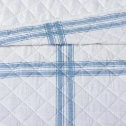 Cottage Classics Farmhouse Plaid Quilt Set Blue -QUILTS Sales unnamed file 3489