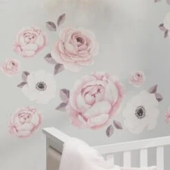 Lambs & Ivy Floral Garden Watercolor/Pink Linen 5-Piece Baby Crib Bedding Set 19 Lambs & Ivy Floral Garden Watercolor/Pink Linen 5-Piece Baby Crib Bedding Set -QUILTS Sales unnamed file 35
