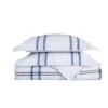 London Fog Kent Plaid Quilt Set White/blue 1 London Fog Kent Plaid Quilt Set White/blue -QUILTS Sales unnamed file 3513