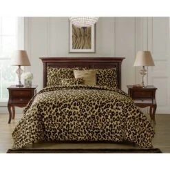 Cheetah Reversible Quilt Set - VCNY -QUILTS Sales unnamed file 3583
