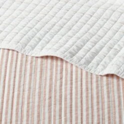 Reversible Cotton Stripe Quilt - Threshold™ Light Gray -QUILTS Sales unnamed file 3609