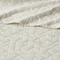 Geometric Matelasse Quilt - Threshold™ Cognac -QUILTS Sales unnamed file 3662