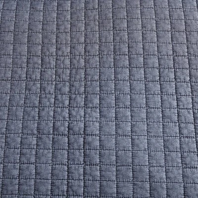 Cloud Solid Quilt & Sham Set - City Scene Gray 7 Cloud Solid Quilt & Sham Set - City Scene Gray - Image 5