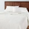 Hearth & Hand With Magnolia Solid Texture Matelassé Quilt - Hearth & Hand™ with Magnolia Jet Gray -QUILTS Sales unnamed file 3738