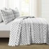 Lush Decor Monique Stripe Quilt - Lush Décor Black/white -QUILTS Sales unnamed file 3770
