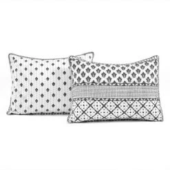 Lush Decor Monique Stripe Quilt - Lush Décor Black/white -QUILTS Sales unnamed file 3773