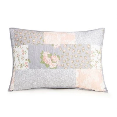 La Flor Quilt Sets - Modern Heirloom Blush/gray 4 La Flor Quilt Sets - Modern Heirloom Blush/gray - Image 2