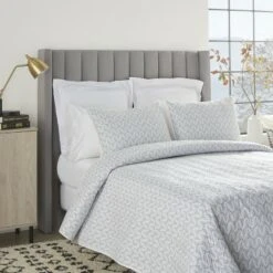 Nourison Dreamscape Geo Chevron Quilt 3 Piece Comforter Set -QUILTS Sales unnamed file 3930