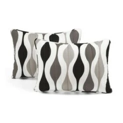 Lush Decor 3pc Mid Century Geo Quilt Set - Lush Décor Black/gray -QUILTS Sales unnamed file 3942