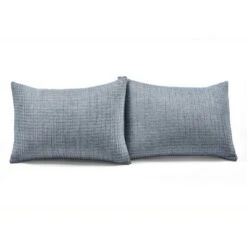 Lush Decor Solid Kantha Pick Stitch Yarn Dyed Cotton Woven Quilt/Coverlet - Lush Décor Navy/off-white -QUILTS Sales unnamed file 3946