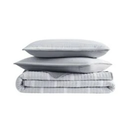 Niari Yarn Dye Stripe Quilt Set - Brooklyn Loom Gray 8 Niari Yarn Dye Stripe Quilt Set - Brooklyn Loom Gray -QUILTS Sales unnamed file 3958