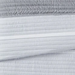 Niari Yarn Dye Stripe Quilt Set - Brooklyn Loom Gray 10 Niari Yarn Dye Stripe Quilt Set - Brooklyn Loom Gray -QUILTS Sales unnamed file 3960