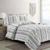 Lush Decor Hygge Stripe Quilt - Lush Décor Navy/white