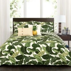 Lush Decor 5pc Tropical Paradise Quilt Set Green - Lush Décor -QUILTS Sales unnamed file 4032
