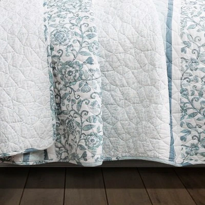 Lush Decor Nisha Reversible Quilt Set Blue - Lush Décor 5 Lush Decor Nisha Reversible Quilt Set Blue - Lush Décor - Image 3