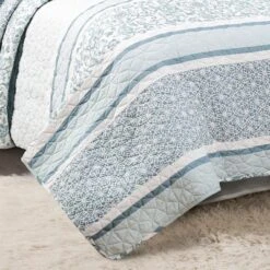 Lush Decor Nisha Reversible Quilt Set Blue - Lush Décor 11 Lush Decor Nisha Reversible Quilt Set Blue - Lush Décor -QUILTS Sales unnamed file 4051