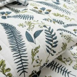 Lush Decor Devonia Reversible Oversized Cotton Quilt Set White/Green - Lush Décor -QUILTS Sales unnamed file 4072