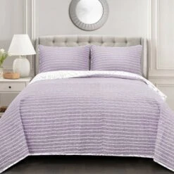 Lush Decor Monique Quilt Set - Lush Décor Blue -QUILTS Sales unnamed file 4094