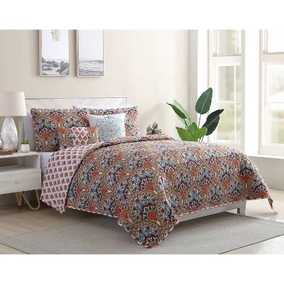 Paiten Quilt Set - VCNY Red 4 Paiten Quilt Set - VCNY Red - Image 2