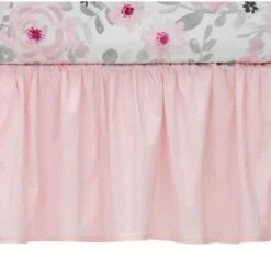 Bedtime Originals Blossom Pink Watercolor Floral 3-Piece Baby Crib Bedding Set -QUILTS Sales unnamed file 41