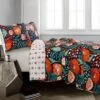 Lush Decor Poppy Garden Quilt Set - Lush Décor Navy -QUILTS Sales unnamed file 4103