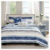 Madison Park Fairbanks Beach Striped Quilted Coverlet Set Blue - 6pc -QUILTS Sales unnamed file 4151