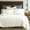 Solid Quilt and Sham Set - The Industrial Shop Cream