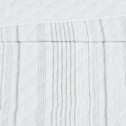 Cottage Classics Warm Hearth Stripe Quilt Set Tan -QUILTS Sales unnamed file 4165